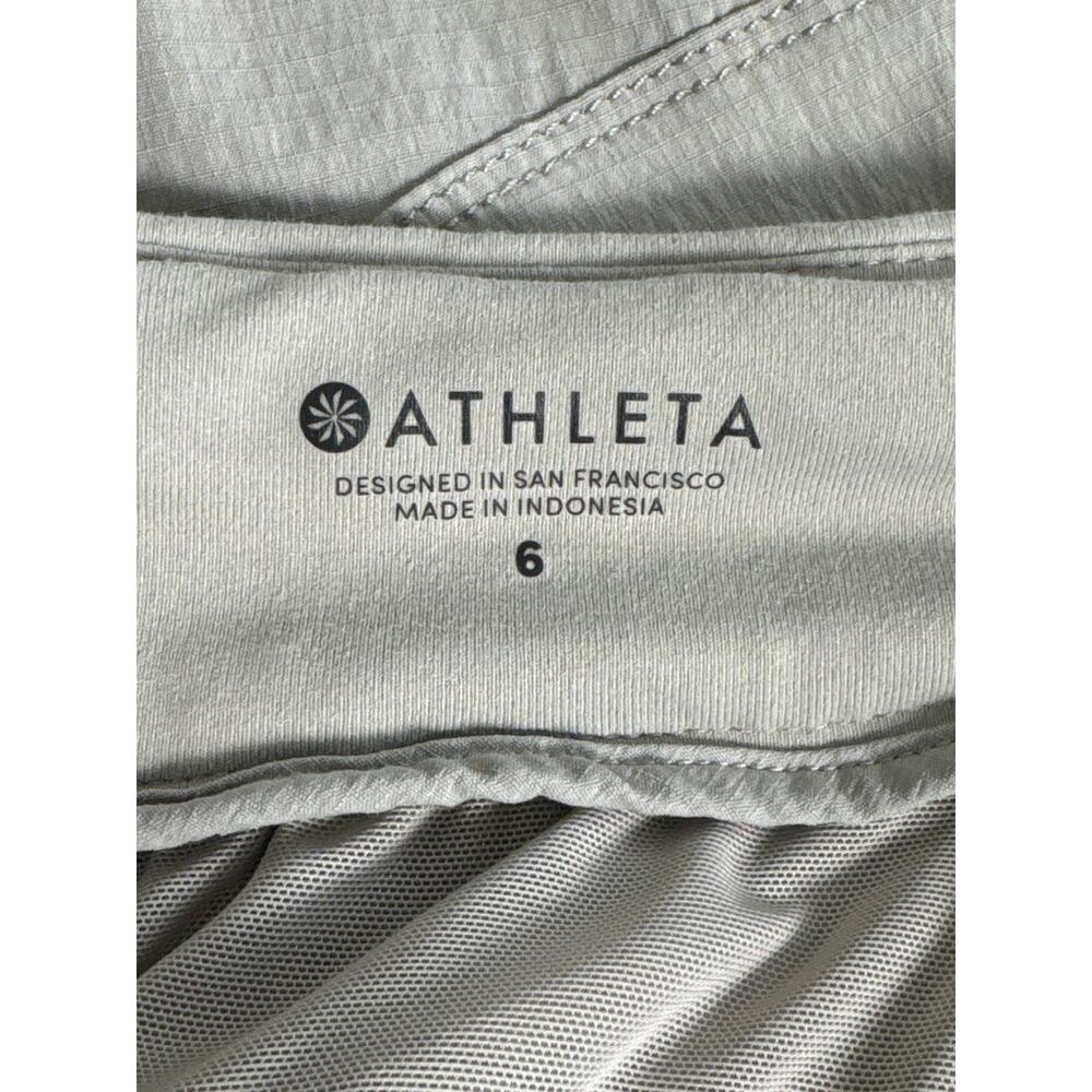 Athleta Womens Trekkie 2.0 Jogger Pants Athletic Hiking Silver Gray Size 6 - Picture 5 of 11